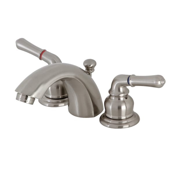 KB958B Mini-Widespread Bathroom Faucet, Brushed Nickel